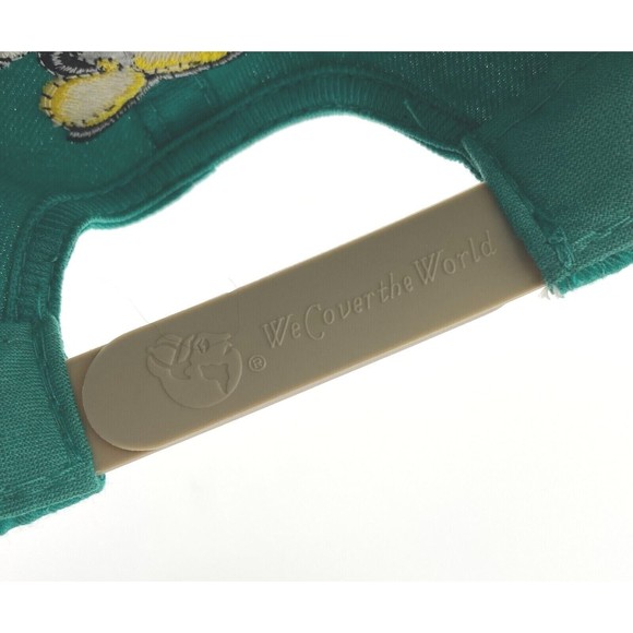 Vintage Disney Universal Mickey & Co Teal Brown Snapback Hat Cap Mickey Mouse - Picture 8 of 8